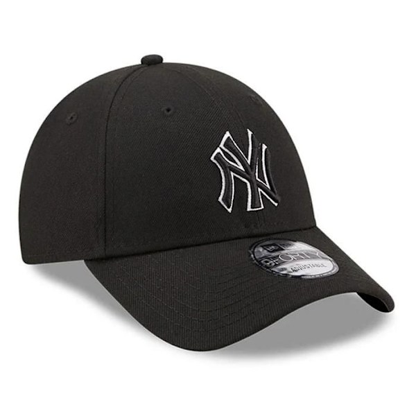 Keps - NEW ERA - POP OUTLINE FORTY - Böjt visir - NEW YORK-logotyp - Svart Svart M/L