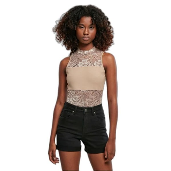 Naiselle tarkoitettu pitsibody Urban Classics (GT) - beige - 5XL Beige XXXXXL
