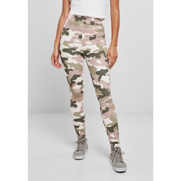 Legging dam - Urban Classics - Camo tech - Hög midja - Justerbar komfort - Kamouflage mönster roscamouflage M