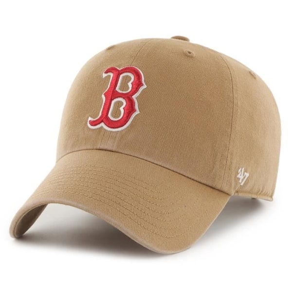 Strapback CLEAN UP Boston Red Sox Cap - 47 Märke - Herr - 100 % bomull - kamel kamel