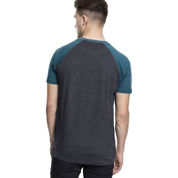Urban Classics - RAGLAN Kontrastipaita Kull / Teal XL