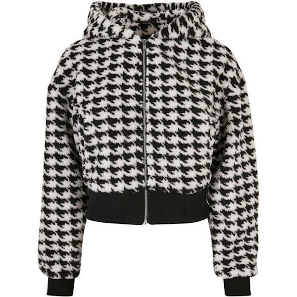 Oversize fleecejakke til kvinder Urban Classics AOP GT - sort - 2XL Svart XXL