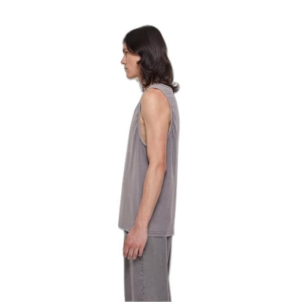 Värjätty ylipitkä t-paita Urban Classics GT - tummanharmaa - 3XL Mörkgrå XXXXXL