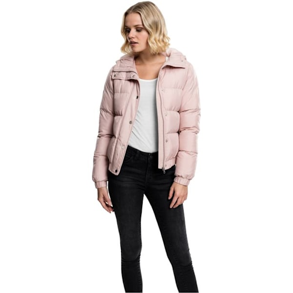Doudoune med huva dam Urban Classics rosa S