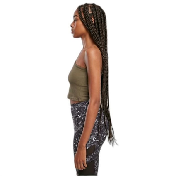 Kort top dame Urban Classics Asymmetric - khaki grøn - S Grön khaki jag