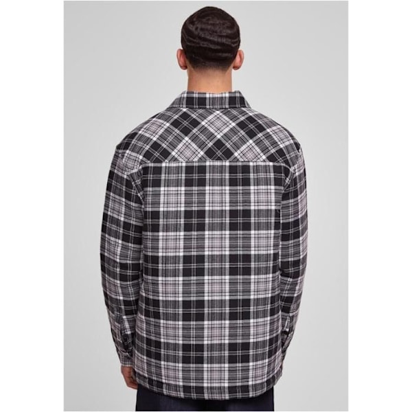 Dunvägg matelassé - Urban Classics - Ruta - Återvunnet tyg - Polyesterfoder - Oversize passform svart vit jag