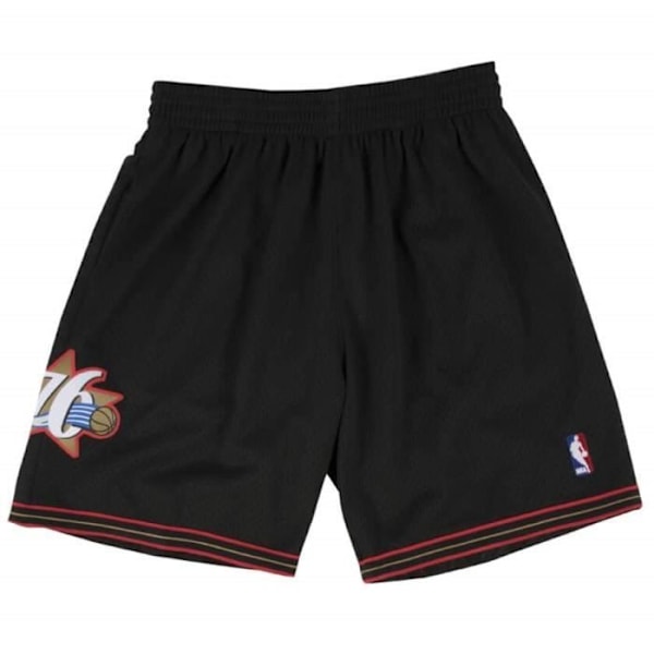 Kort basketballshort - M&N - Philadelphia 76ers - Sort - Åndbar - Mand Svart XL