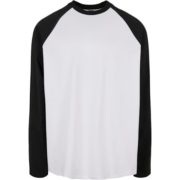 Pitkähihainen T-paita - Urban Classics - GT - valkoinen/musta - 100% luomucotone - 3XL vit svart XXXL