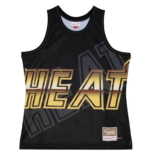 Ryggtopp - Miami Heat - Big Face 4.0 - 100% Poly Mesh - Sublimerad tryck - Rundad hals Svart jag