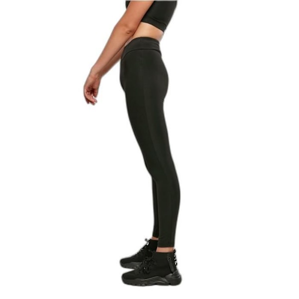 Korkeavyötäröiset legginsit naisille Urban Classics Kierrätetty - musta - XS Svart XS