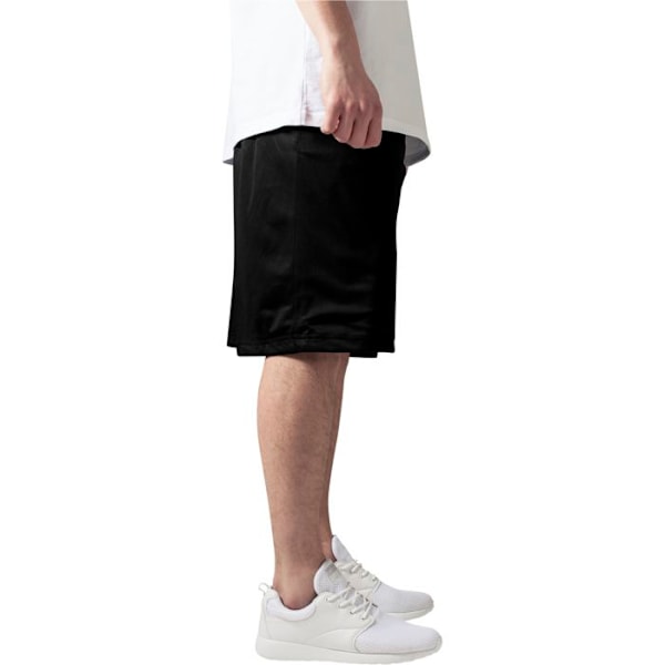 Basketballshorts - URBAN CLASSICS - Urban Classic - Sort - 100% Polyester - Regular pasform svart XXXL