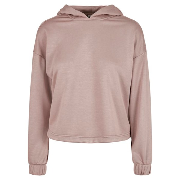 Hætte sweatshirt - Urban Classics - Modal Terry - Duskrose - Størrelse plus - Dame skymros XXXXXL