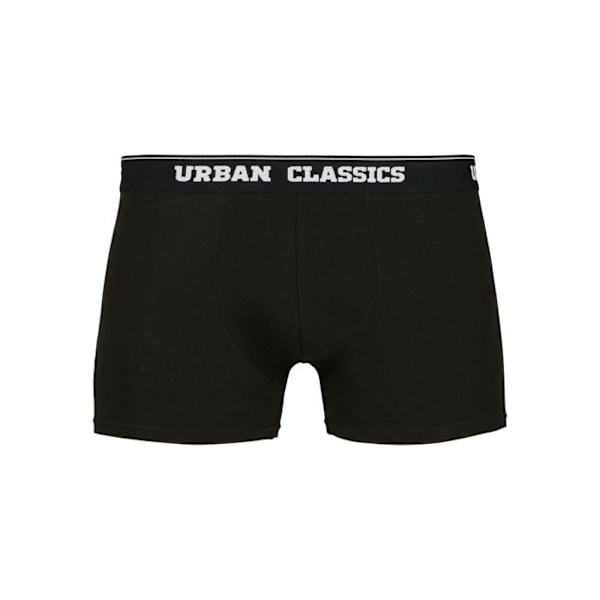 Boxer - Urban Classics - Pakke med 5 - Multifarvet - Bomuld - Behagelig elastik mångfärgad XXXXXL