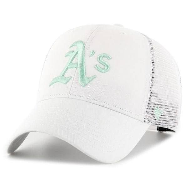 Casquette Snapback 47 Brand - Oakland Athletics - Branson - Hvid - Mand - Sportswear Vit