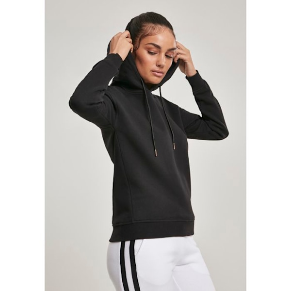 Huppari - Urban Classic - Nainen - Musta - Pitkät hihat - Huppu svart XS