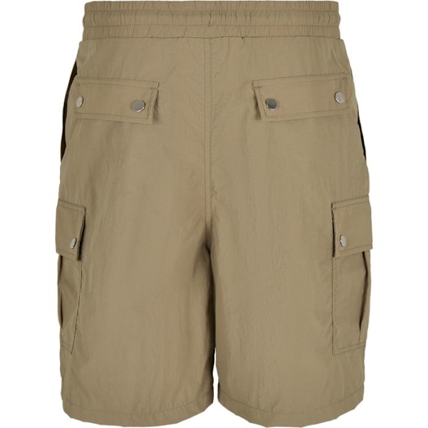Lyhyet Cargo - Urban Classics - Vihreä Kaki - 100% Polyesteri - Elastinen vyötärö - Cargo-taskut grön khaki jag