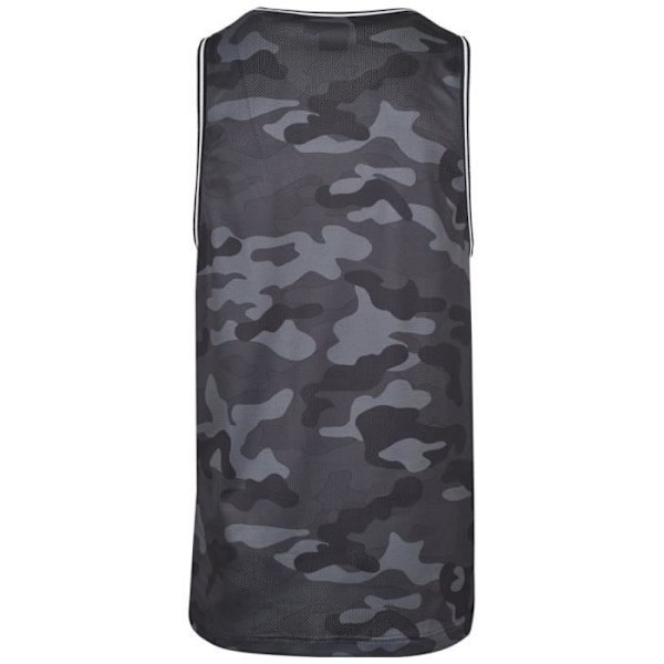 Débardeur - Urban Classics - MESH - Grå - Camouflage - 100% Polyester grå M