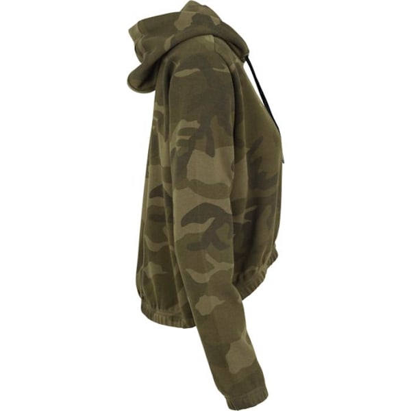 Hættetrøje - Urban Classics - Rosa camouflage - Lange ærmer - Bomuld - KORT kamouflage grön S