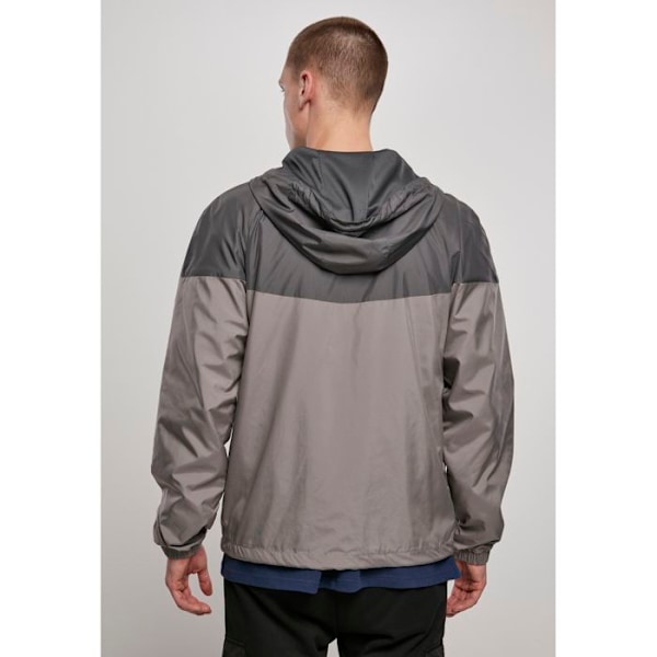 Väst - Klassik - 2-ton tech vindjacka - Svart/Mörkgrå - Unisex - Vuxen svart/mörkgrå jag