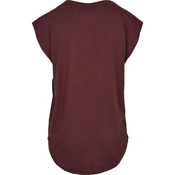 T-paita Naisille Urban Classics - Luumunvärinen - Slim fit - Lyhyet Hihat Blomme XXL