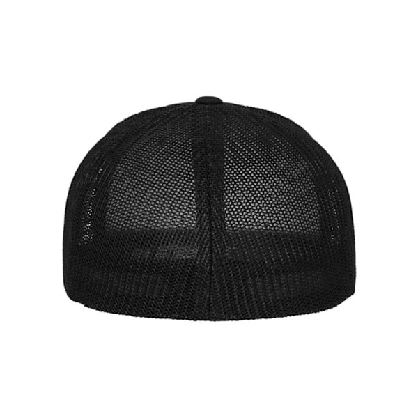 Trucker-lippis - Flexfit - Mukavuus - 6-paneelinen - Puuvilla ja polyesteri - Unisex kungsblå S / M