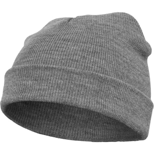 Mössa - YUPOONG - Flexfit Heavyweight - Grå melerad - 100% akryl - Vinter ljusgrå heather
