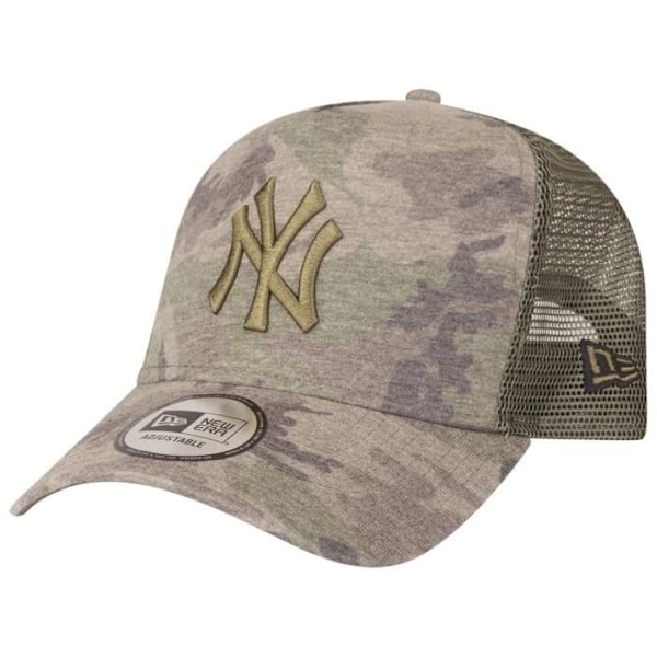 Uuden aikakauden A-Frame Trucker-lippis - New York Yankees puu camo