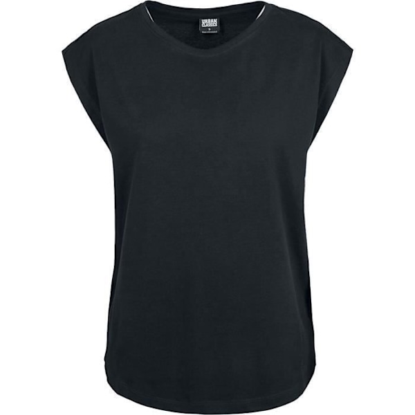 T-shirt Dame - Urban Classics - Basic Form - Sort - 100% Bomuld - Korte Ærmer sort M