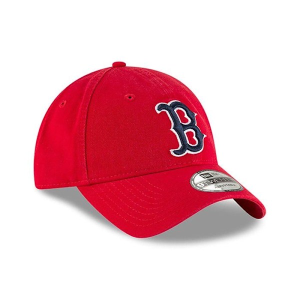 Basebollkeps - New Era - Boston Red Sox - 100% Bomull - Unisex - Justerbar Röd Unik storlek