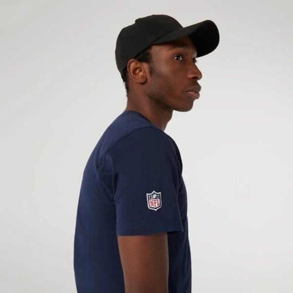 T-paita - New Era - Los Angeles Rams - Obsidiaani sininen - Lyhythihainen - 100% puuvilla Obsidian blå jag