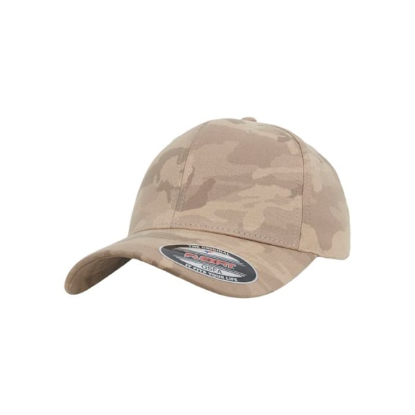 Naisten Lippis - Flexfit - Vaalea Kamo - Urheilullinen - Imukykyinen - Stretch Fit Camouflage - 635188 S / M