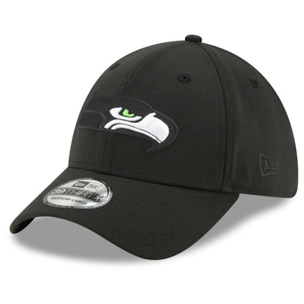 New Era 39Thirty Stretch-Fit NFL-keps - ELEMENTS 2.0 svart Seattle Seahawks S / M