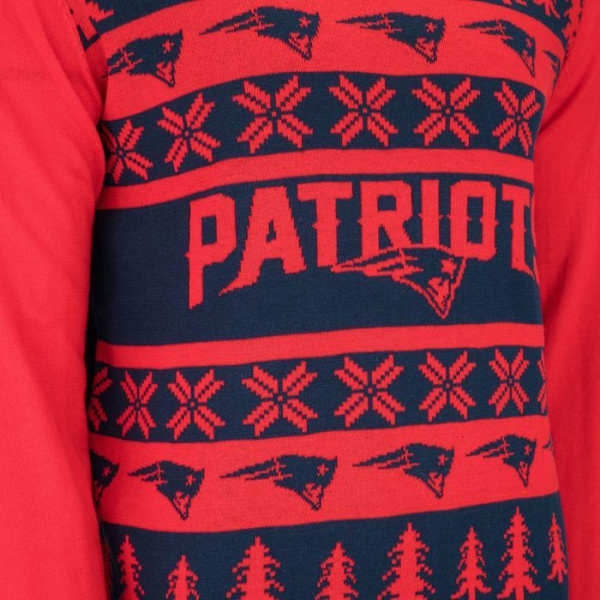 NFL Tiimien Ruma Neule XMAS Joulupaita New England Patriots XXL