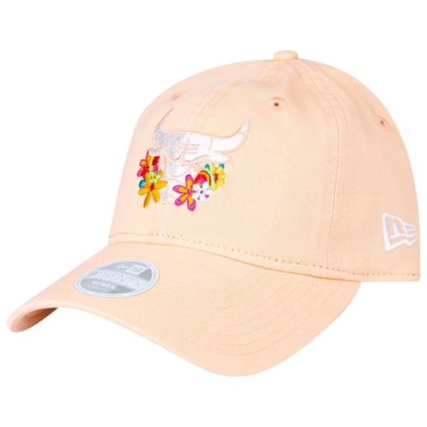 Kvinna Keps New Era 9Twenty - NBA Chicago Bulls - Vit - Persika Blommig - Vår/Sommar Blommande fisk