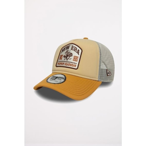 New Era Kläder Modell New Era Graphic Patch Cream 9forty A-frame Trucker Justerbar Ca - Färg Ljus Brun ljusbrun