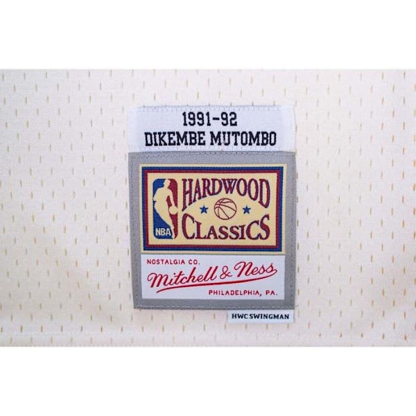 Baskettröja - Denver Nuggets - Dikembe Mutombo - 1991 - Herr - Andningsbar off-white M