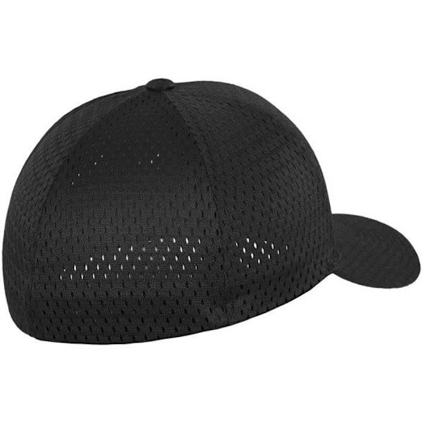 Venytettävä lippis - Flexfit - Urheiluharja - Musta - 97% polyesteri - Unisex sort