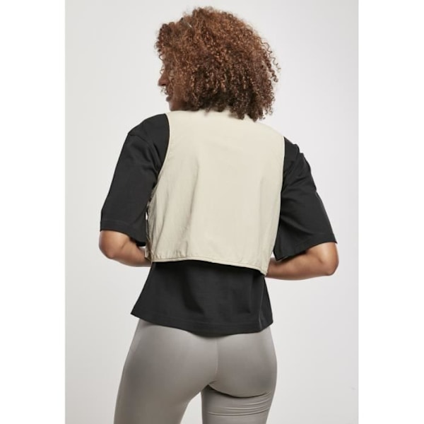 Dame jakke - Urban Classics - Crème - Robust nylon - Fire lommer - Regular fit Fløde L