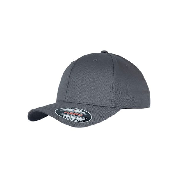 Casquette - Flexfit - Wooly Combed - Mörkgrå - Unisex - Sportswear mörkgrå L/XL