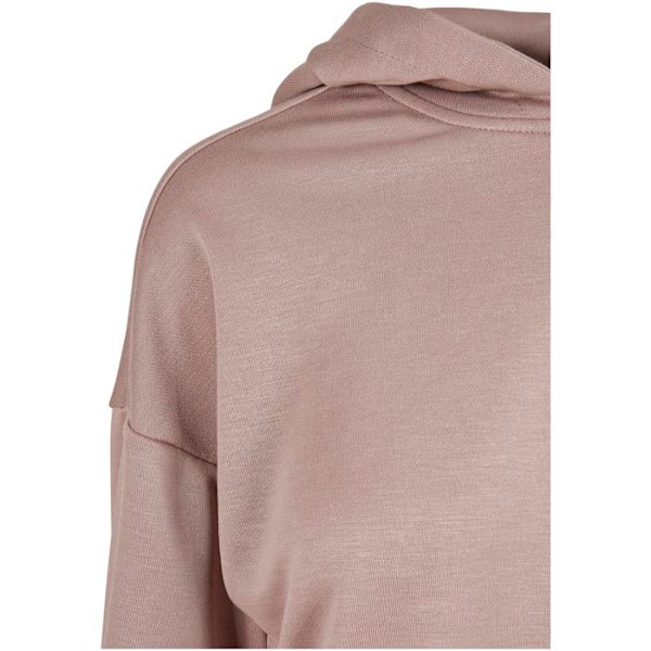 Huvtröja - Urban Classics - Modal Terry - Duskrose - Stora storlekar - Dam skymros XXXXXL