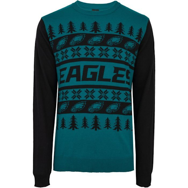 NFL Tiimien Ruma Neule XMAS Joulupaita Philadelphia Eagles XL