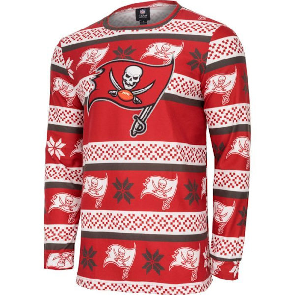 NFL-hold Vinter JULE Pyjamas Sæt skjorte og bukser Tampa Bay Buccaneers XXL