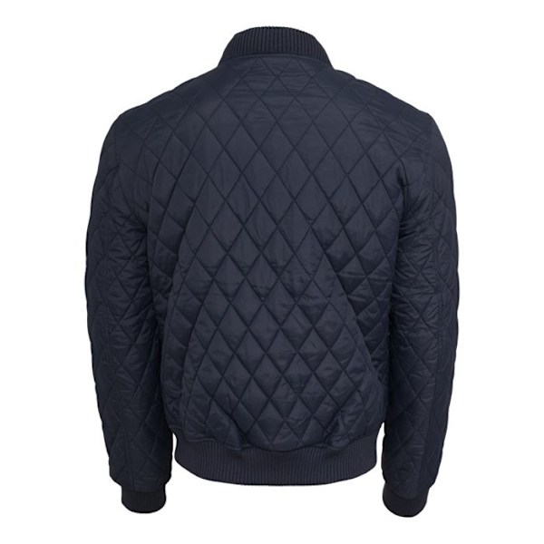 Parka - Urban Classics - Bomber - Mørkeblå - 100% Polyester - Quiltet effekt marinblå M