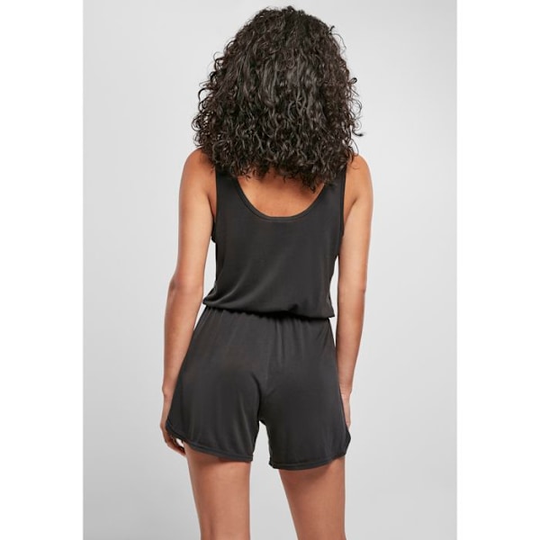 Ærmeløs jumpsuit - Urban Classics - Unikt design - Sort - Modalstof - Foran lommer svart S