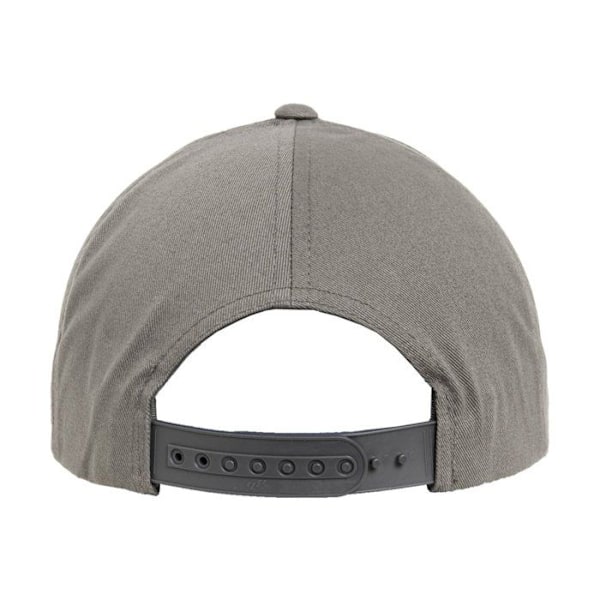 Keps - Flexfit - 5-panel - Grå - 100% bomull - Unisex - Vår/Sommar grå Unik storlek