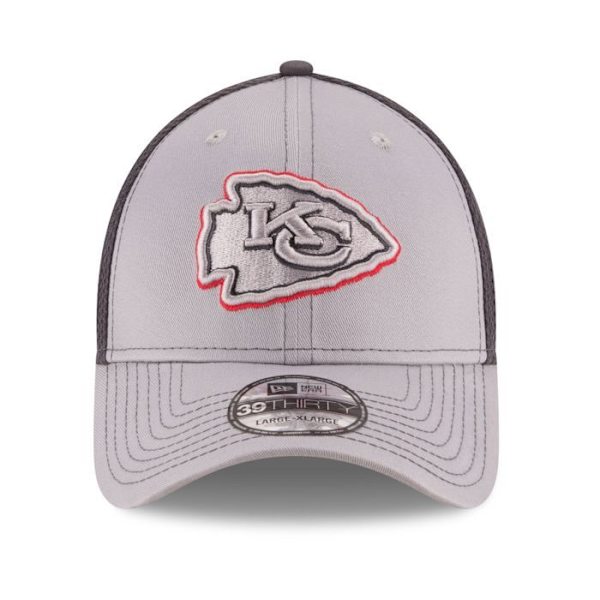 New Era 39Thirty Stretch Mesh Kasket - Kansas City Chiefs Grå S / M