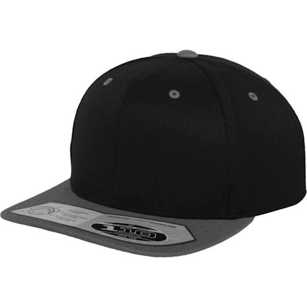 Flexfit 110 Fitted Snapback Lippis - musta / harmaa