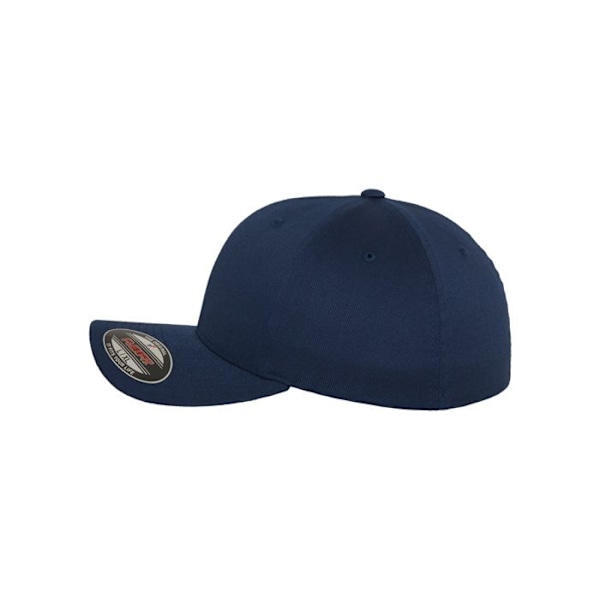 Lippalakki - Flexfit - Villakammattu - Navy - Unisex - Urheiluvaatteet marinblå S / M