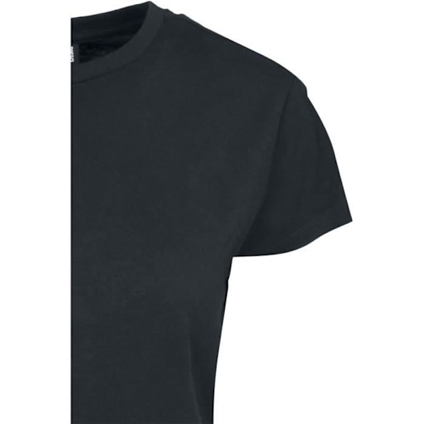 T-shirt Basis Boxe Kvinde - URBAN CLASSICS - Sort - 100% Bomuld - Korte ærmer - Regular Svart M