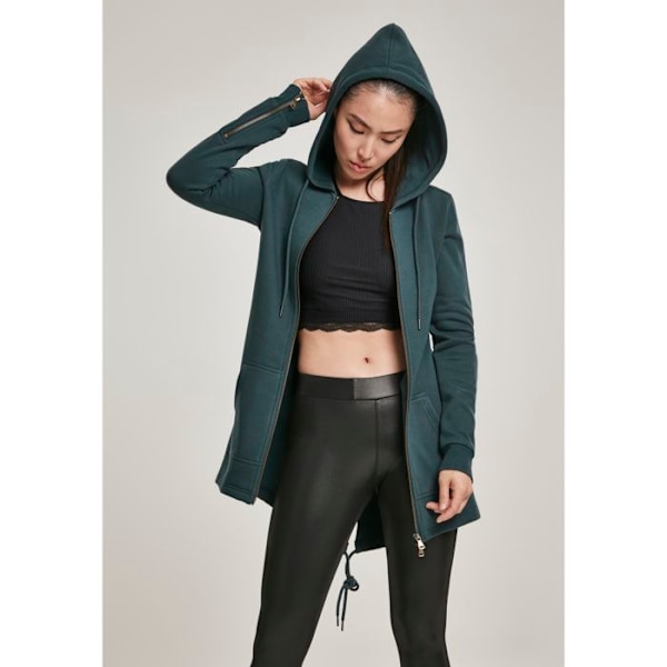 Parka dame - Urban Classic - Sweat med hætte - Grøn flaske - Multisport - Komfortabel grön flaska XL